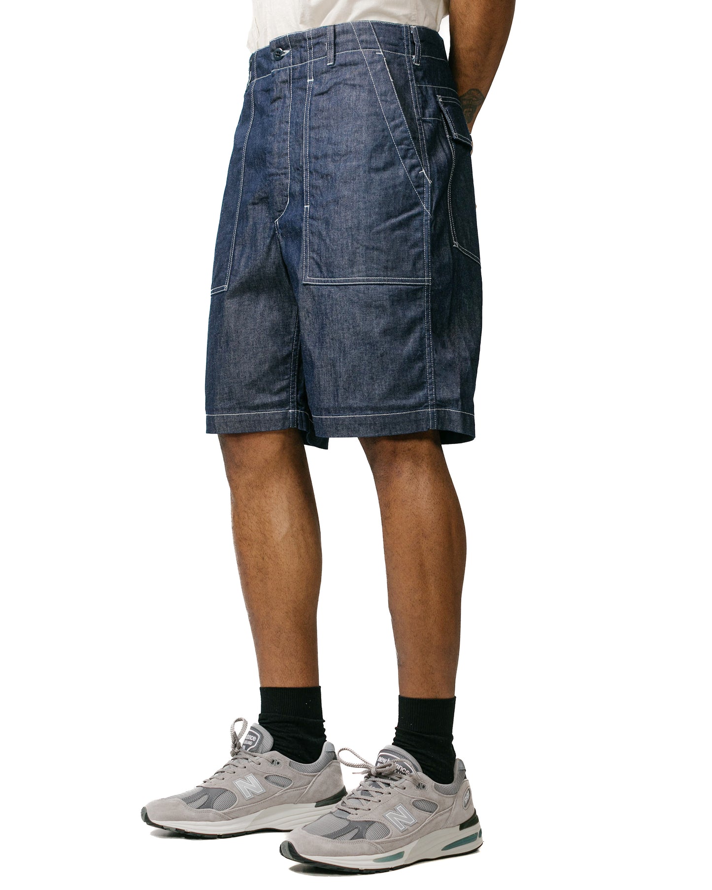 lost & found Engineered Garments Engineered Garments Fatigue Short Indigo 8oz Cone Denim