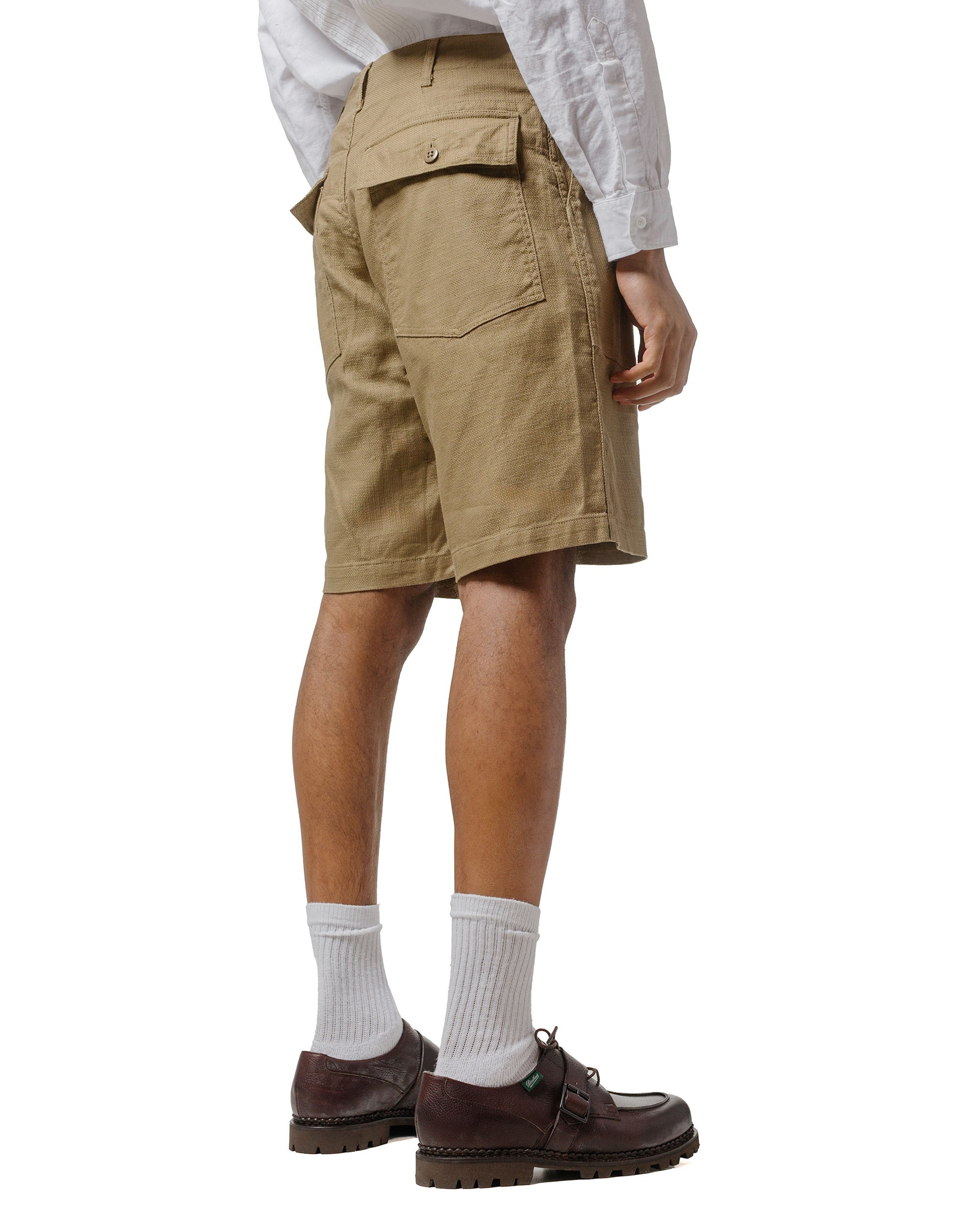 lost & found Engineered Garments Engineered Garments Fatigue Short Khaki CL Java Cloth