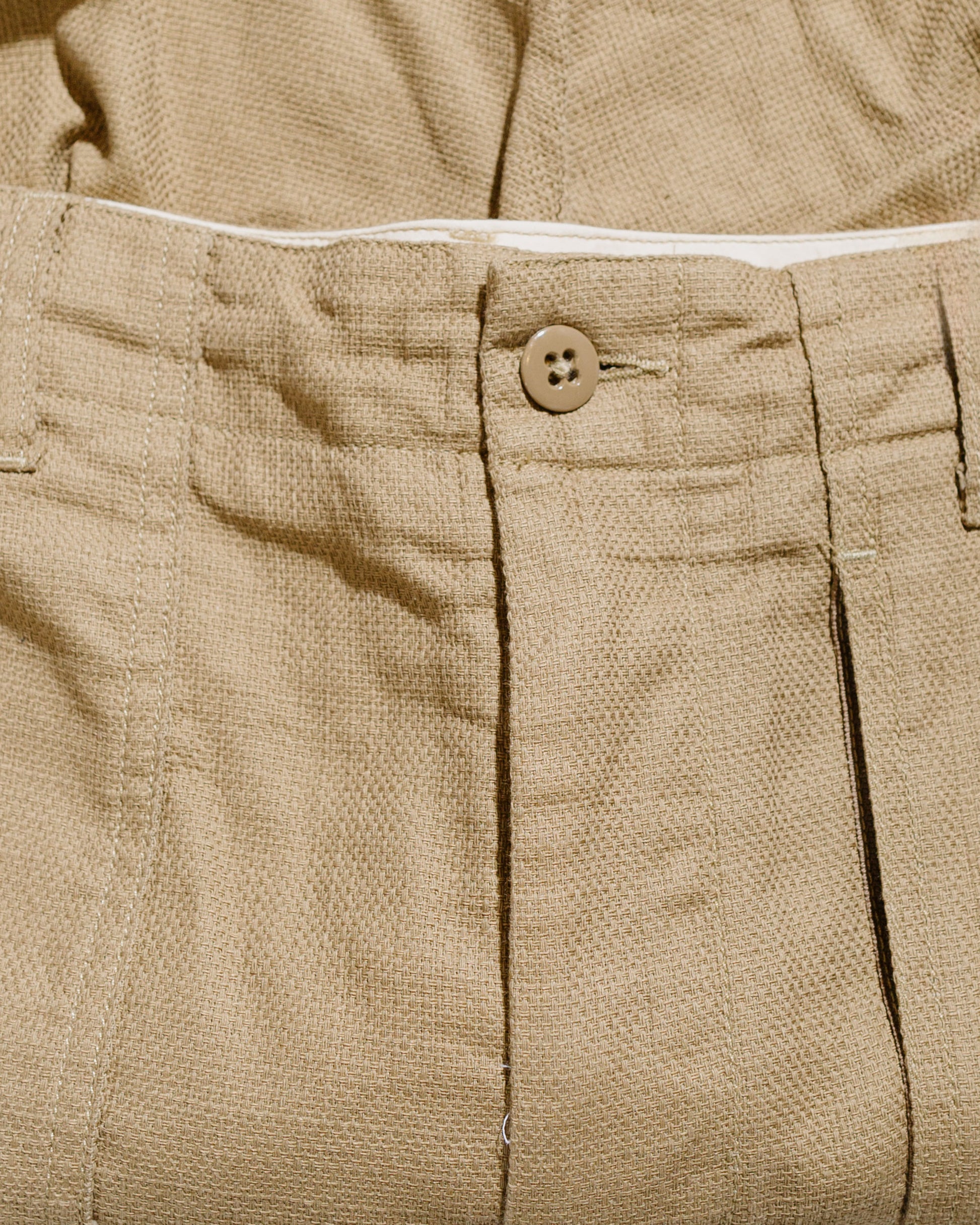 lost & found Engineered Garments Engineered Garments Fatigue Short Khaki CL Java Cloth