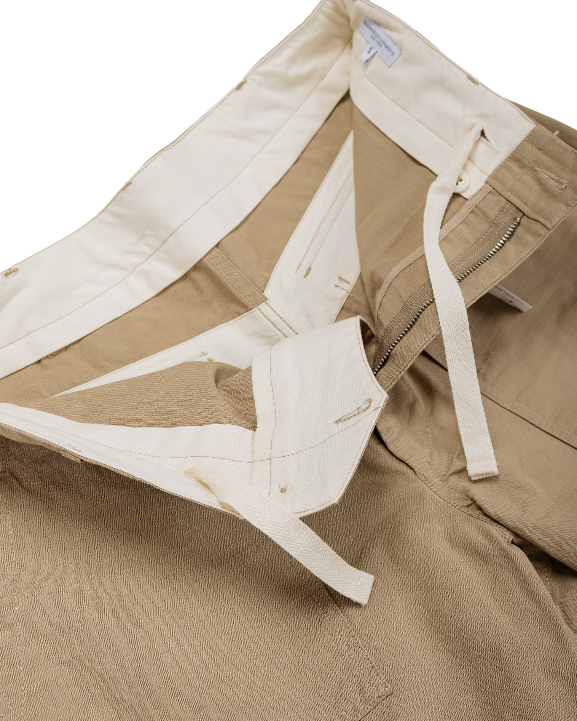 lost & found Engineered Garments Engineered Garments Fatigue Short Khaki Cotton Ripstop