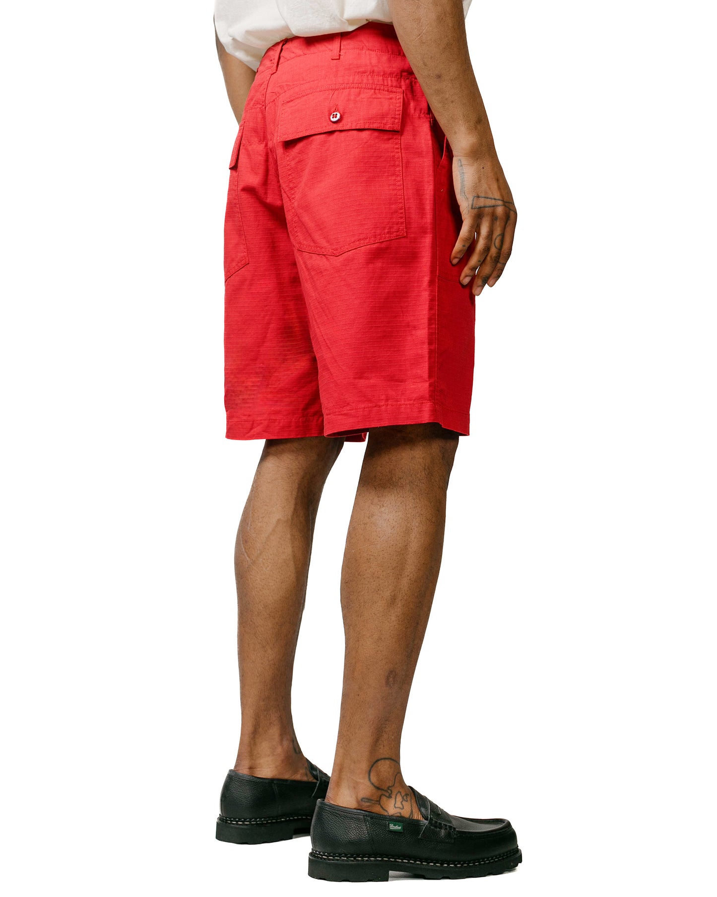 lost & found Engineered Garments Engineered Garments Fatigue Short Red Cotton Ripstop