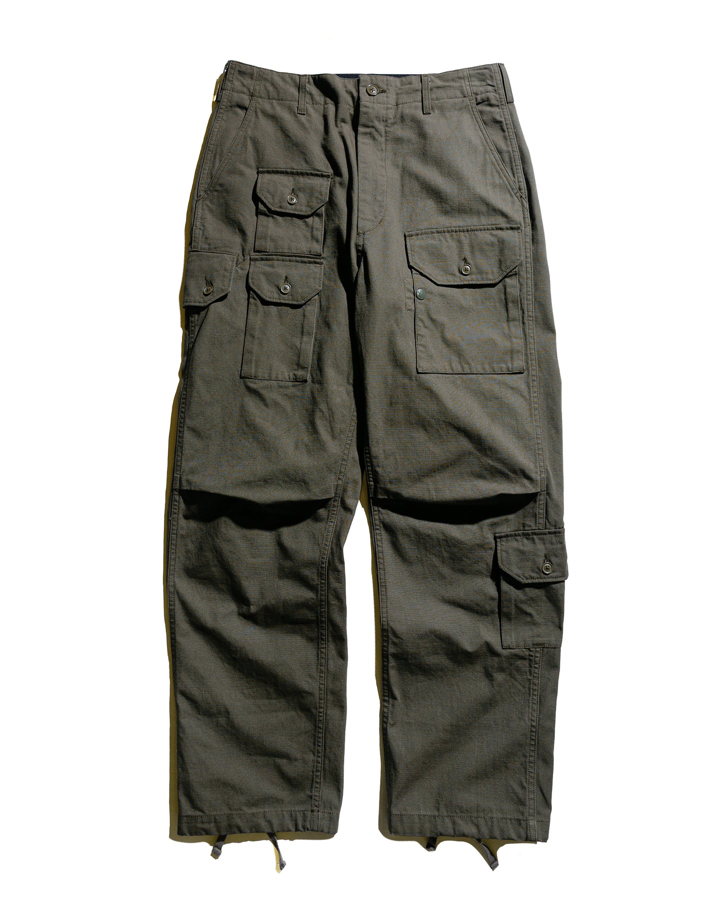 lost & found Engineered Garments Engineered Garments Flight Pant Olive Heavyweight Cotton Ripstop