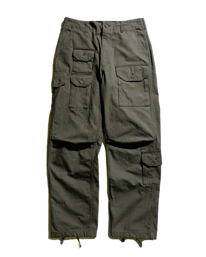 lost & found Engineered Garments Engineered Garments Flight Pant Olive Heavyweight Cotton Ripstop