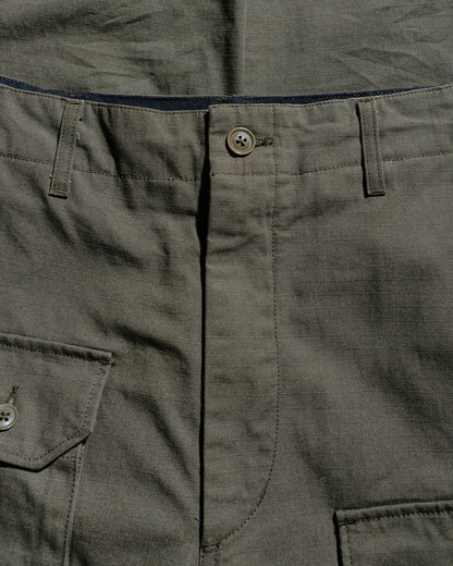 lost & found Engineered Garments Engineered Garments Flight Pant Olive Heavyweight Cotton Ripstop