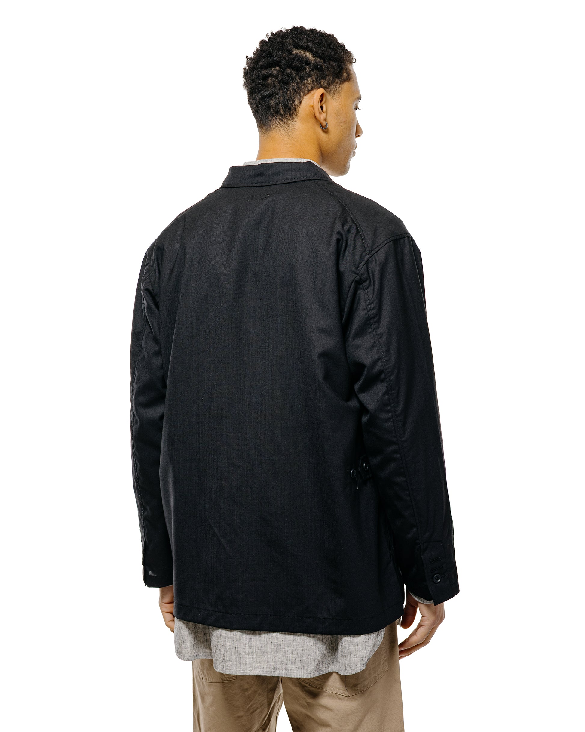 lost & found Engineered Garments Engineered Garments Loiter Jacket Black Tropical Wool