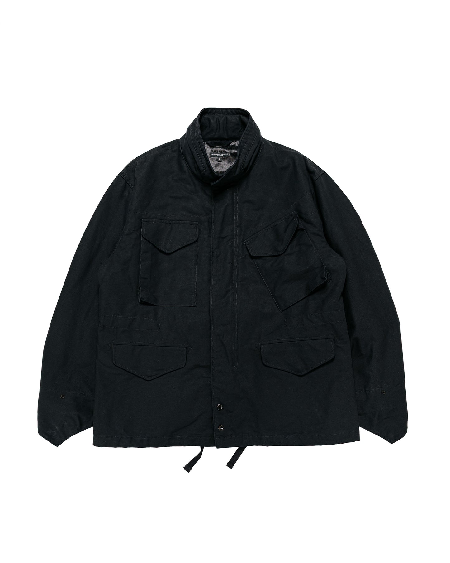 Engineered Garments M65 Field Jacket Black Cotton Double Cloth