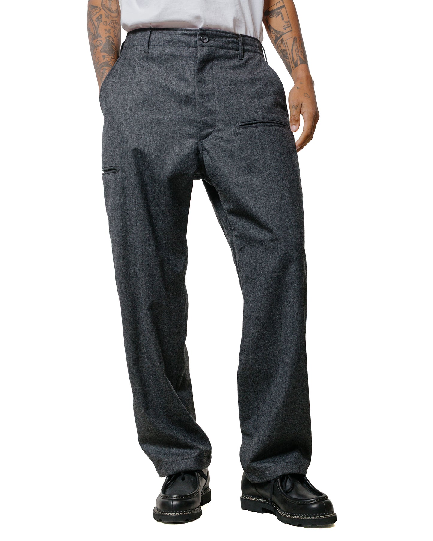 lost & found Engineered Garments Engineered Garments NNP Pant Charcoal High Count Worsted Wool