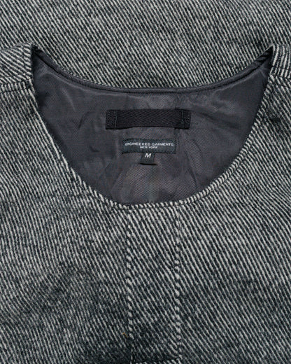 lost & found Engineered Garments Engineered Garments Newsboy Vest Black Wool Shaggy Twill