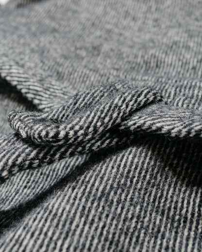 lost & found Engineered Garments Engineered Garments Newsboy Vest Black Wool Shaggy Twill