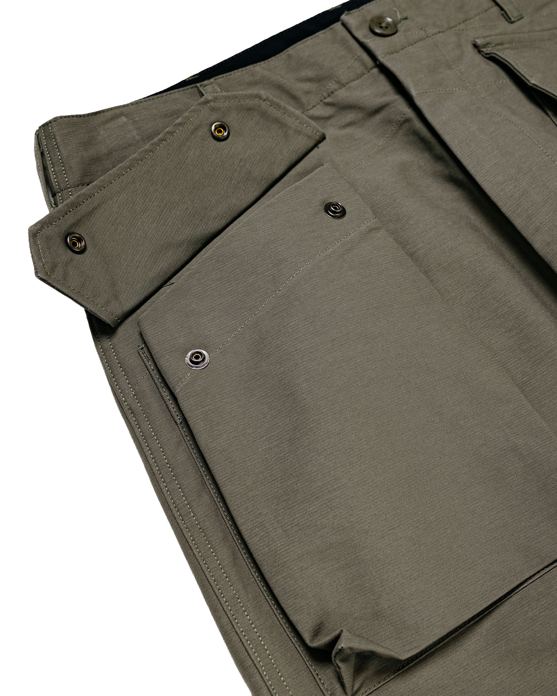 Engineered Garments Norwegian Army Pant Olive Cotton Double Cloth