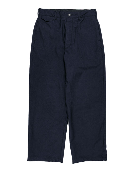 Engineered Garments Officer Pant Dark Navy Wool Uniform Serge