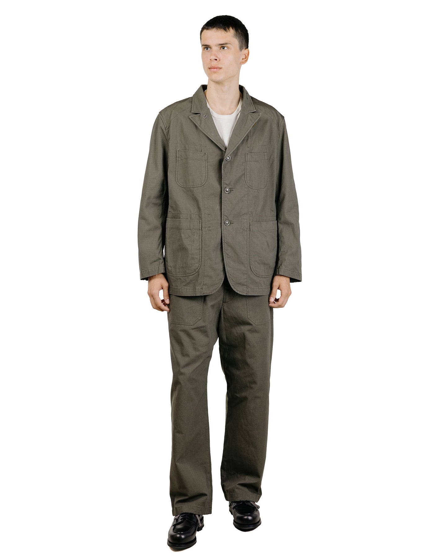lost & found Engineered Garments Engineered Garments Security Pant Olive Heavyweight Cotton Ripstop