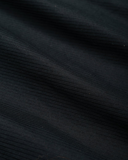 lost & found Engineered Garments Engineered Garments Wing Collar Shirt Black Cotton Diagonal Dobby Stripe