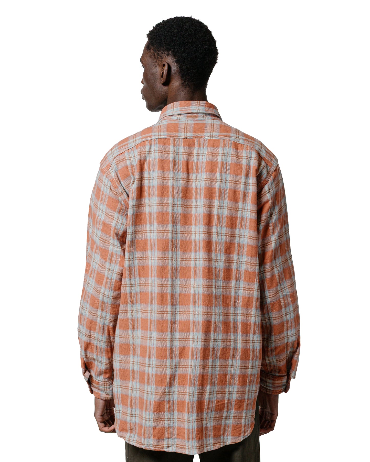 lost & found Engineered Garments Engineered Garments Work Shirt Pink Cotton Plaid Jacquard