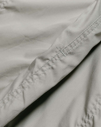 lost & found Engineered Garments Workaday Engineered Garments Workaday Army Pop Over Shirt Light Grey Superfine Poplin