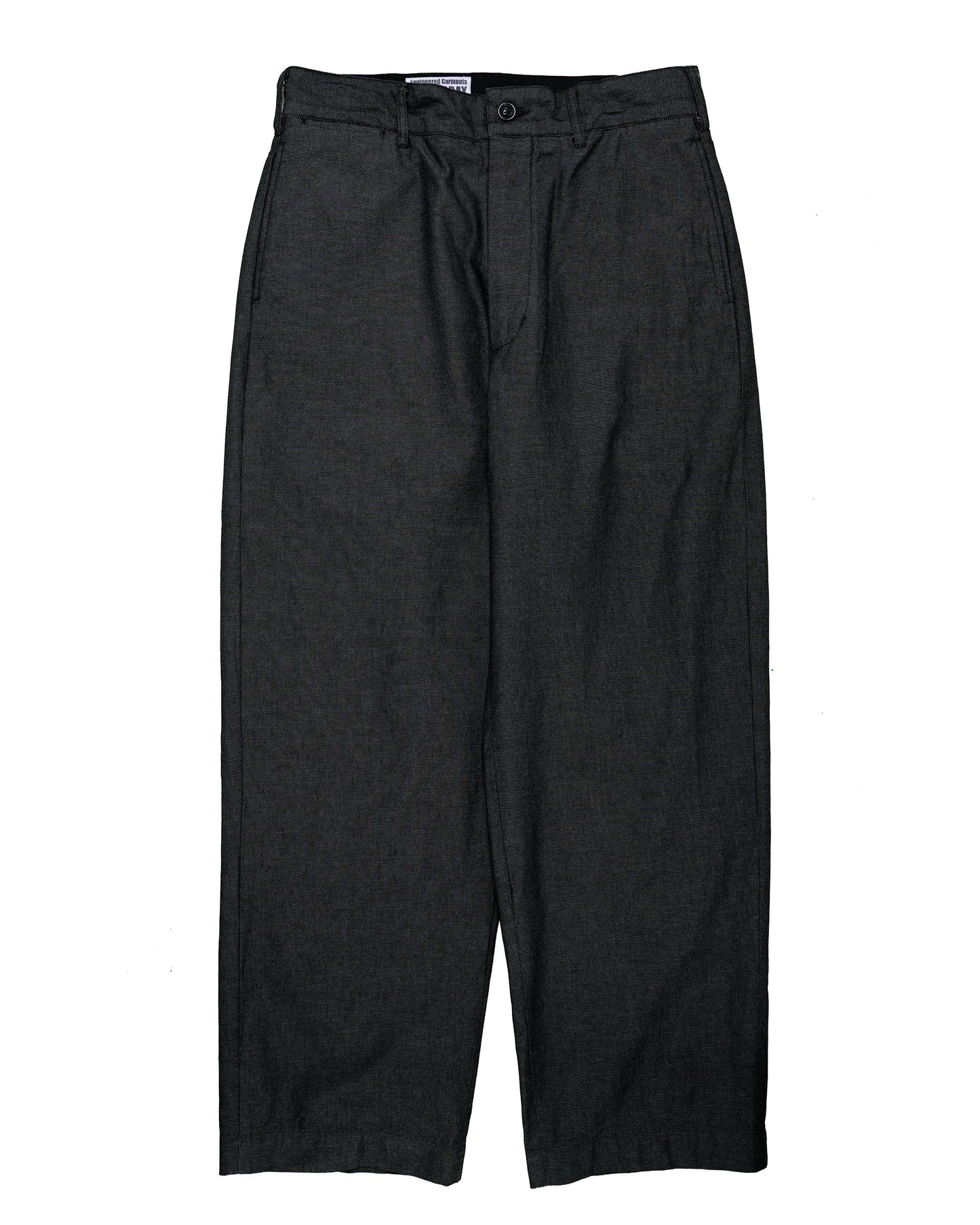 Engineered Garments Workaday Chino Pant Charcoal Cotton Heavy Oxford