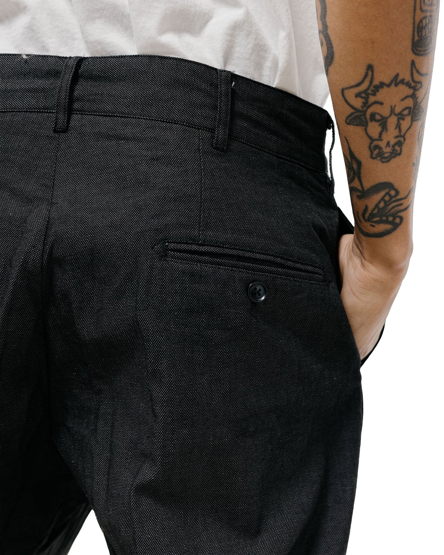 Engineered Garments Workaday Chino Pant Charcoal Cotton Heavy Oxford