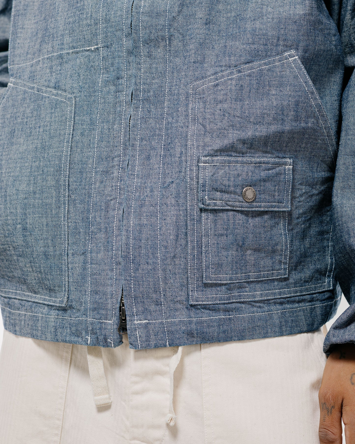 Engineered Garments Workaday Deck Parka Indigo 10oz Sea Canvas