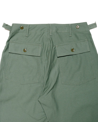 lost & found Engineered Garments Workaday Engineered Garments Workaday Fatigue Pant Olive Cotton Reverse Sateen