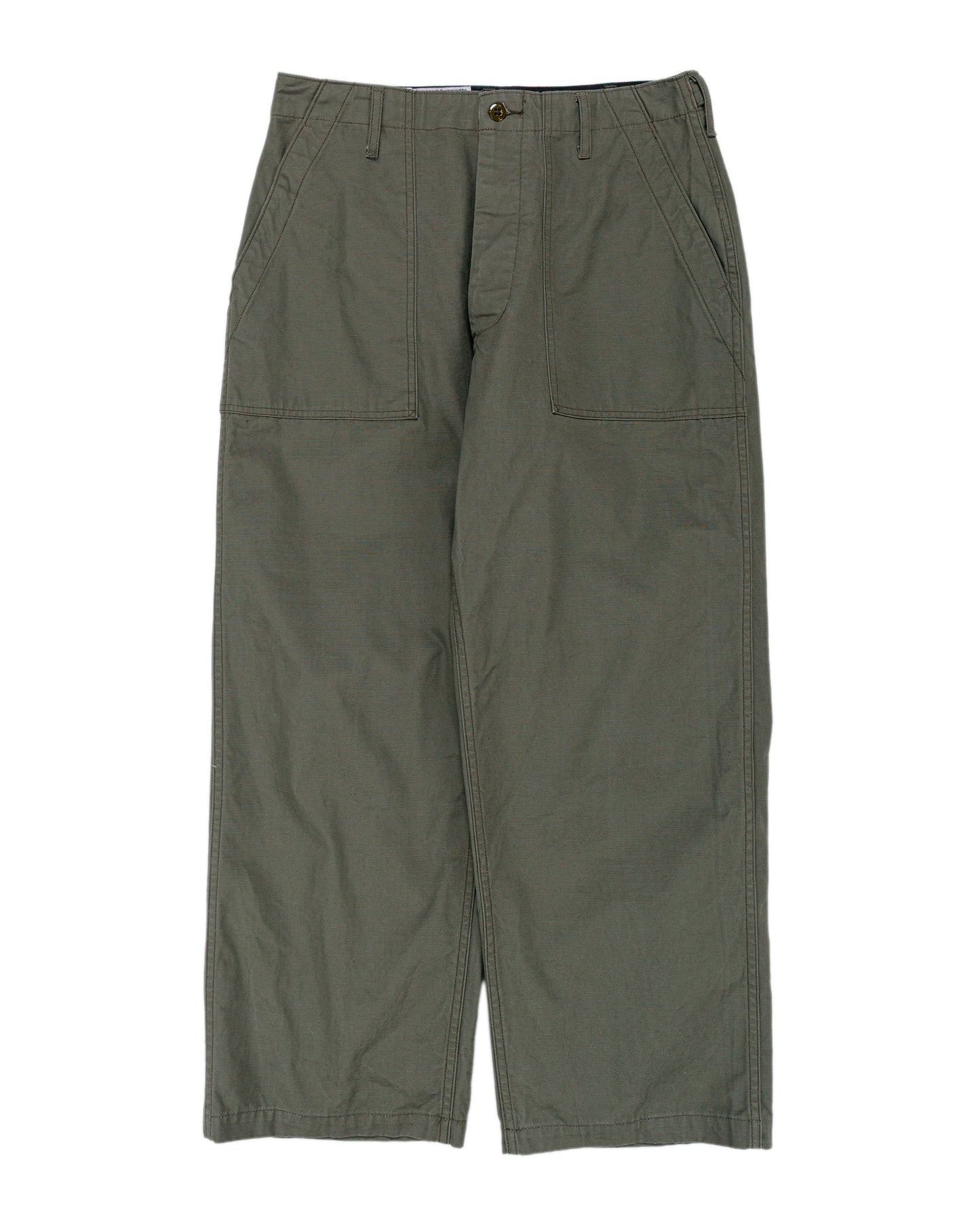 lost & found Engineered Garments Workaday Engineered Garments Workaday Fatigue Pant Olive Heavyweight Cotton Ripstop