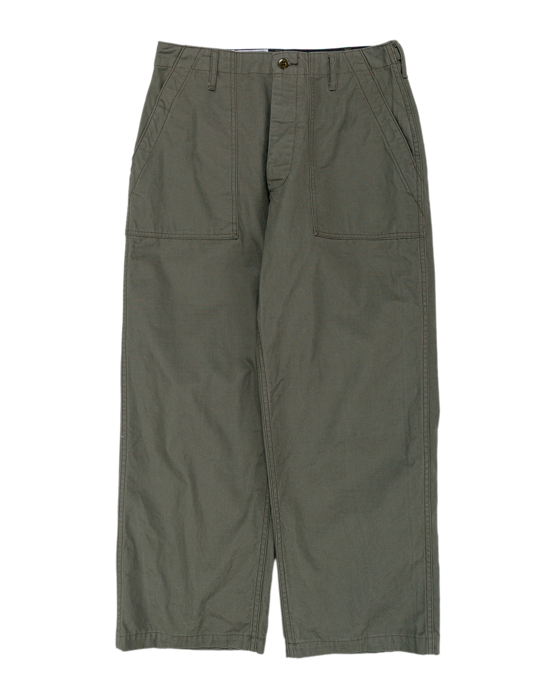 lost & found Engineered Garments Workaday Engineered Garments Workaday Fatigue Pant Olive Heavyweight Cotton Ripstop
