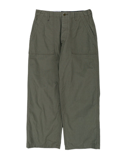lost & found Engineered Garments Workaday Engineered Garments Workaday Fatigue Pant Olive Heavyweight Cotton Ripstop