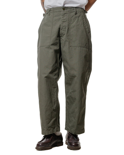 lost & found Engineered Garments Workaday Engineered Garments Workaday Fatigue Pant Olive Heavyweight Cotton Ripstop