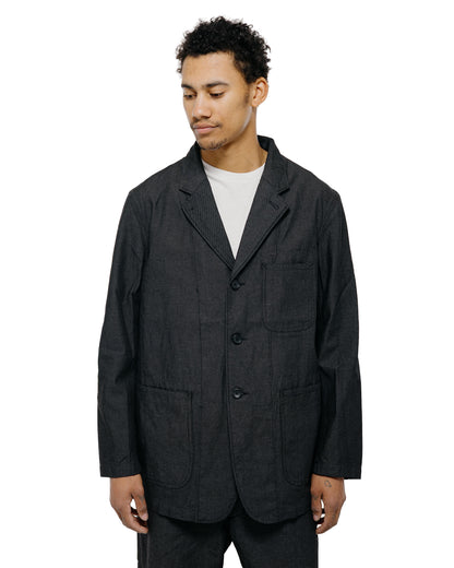Engineered Garments Workaday Med Blazer Charcoal Cotton Heavy Oxford