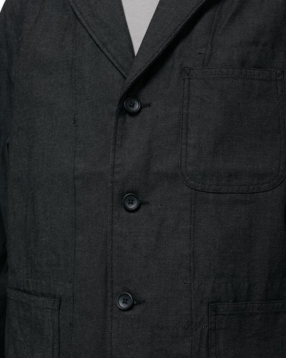 Engineered Garments Workaday Med Blazer Charcoal Cotton Heavy Oxford