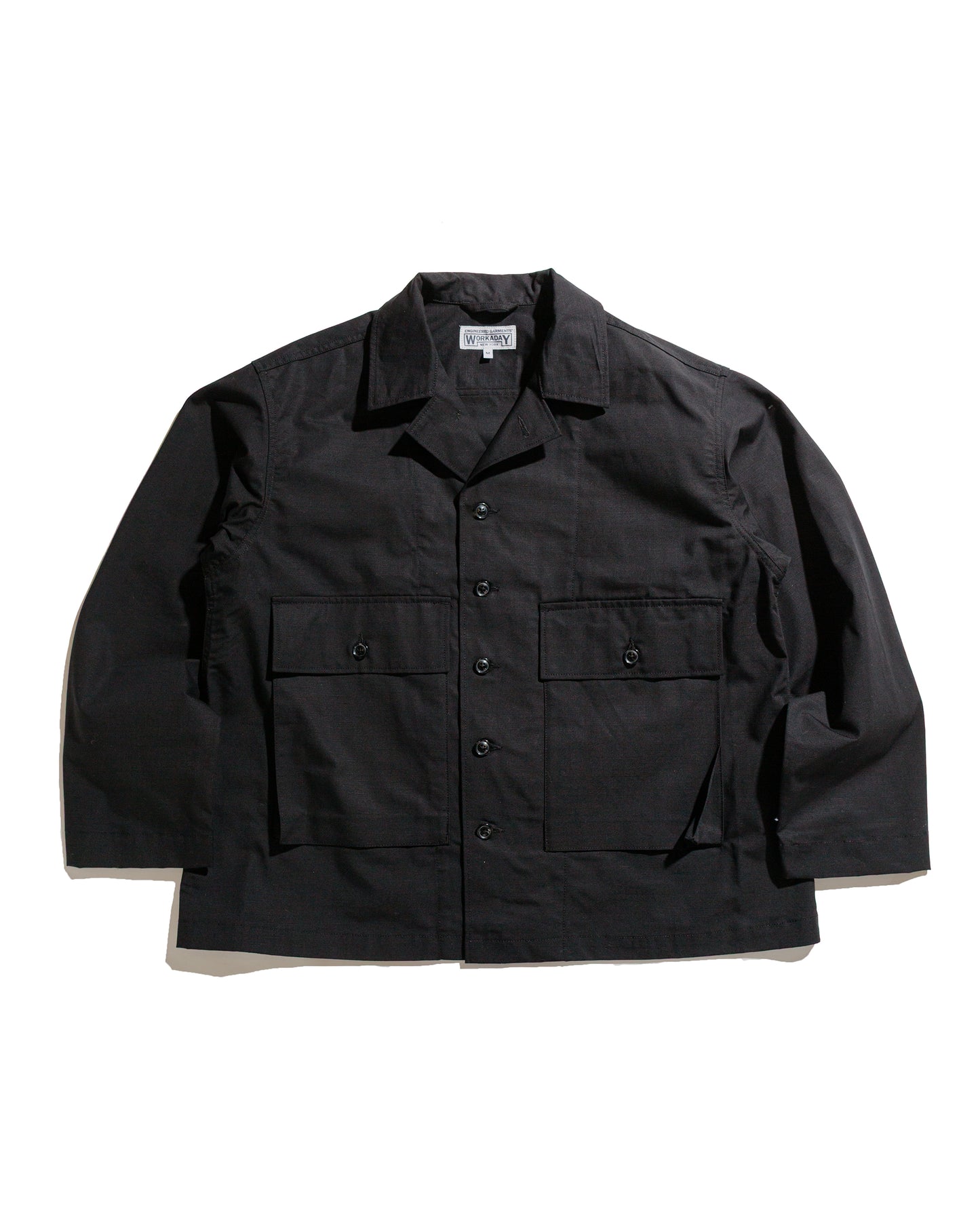 lost & found Engineered Garments Workaday Engineered Garments Workaday Sea Bees Jacket Black Cotton Ripstop