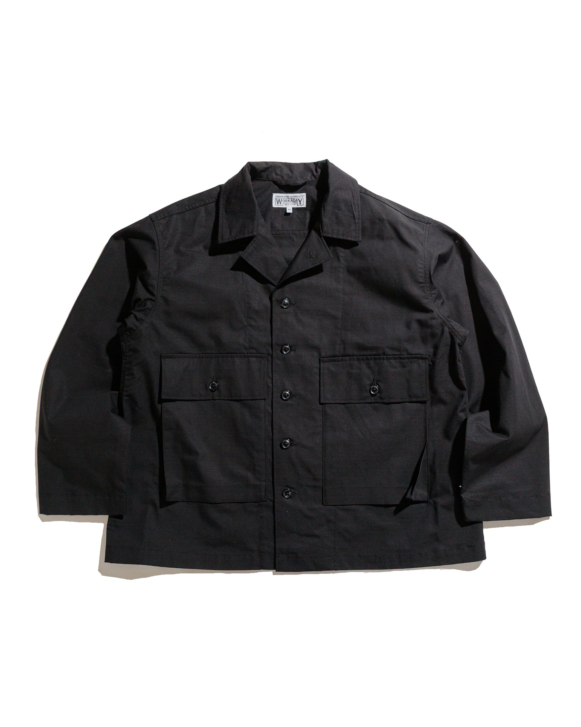 lost & found Engineered Garments Workaday Engineered Garments Workaday Sea Bees Jacket Black Cotton Ripstop