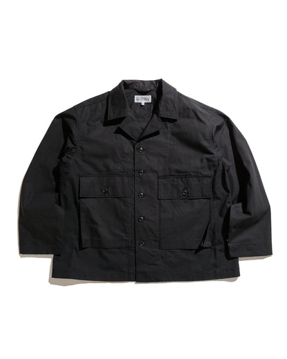 lost & found Engineered Garments Workaday Engineered Garments Workaday Sea Bees Jacket Black Cotton Ripstop