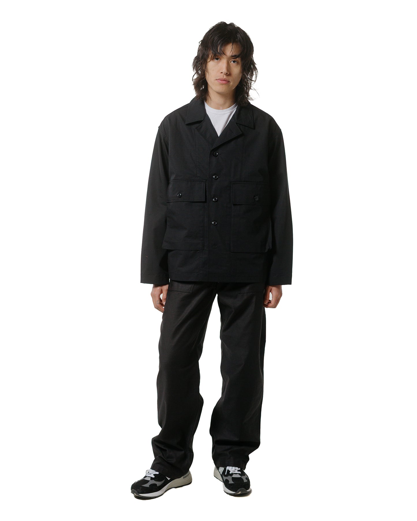 lost & found Engineered Garments Workaday Engineered Garments Workaday Sea Bees Jacket Black Cotton Ripstop