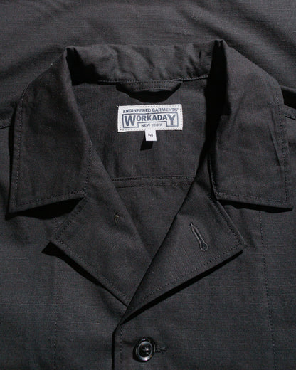 lost & found Engineered Garments Workaday Engineered Garments Workaday Sea Bees Jacket Black Cotton Ripstop