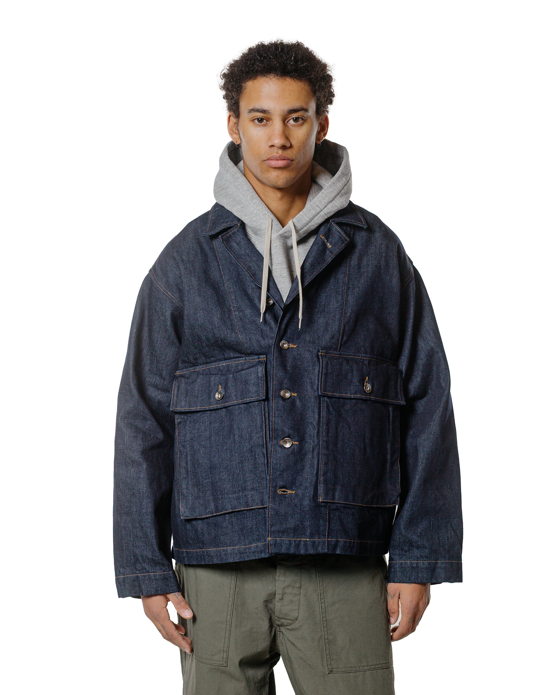 lost & found Engineered Garments Workaday Engineered Garments Workaday Sea Bees Jacket Indigo 12oz Cone Denim