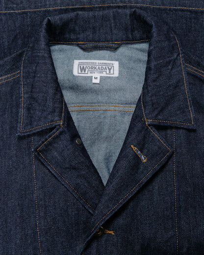 lost & found Engineered Garments Workaday Engineered Garments Workaday Sea Bees Jacket Indigo 12oz Cone Denim