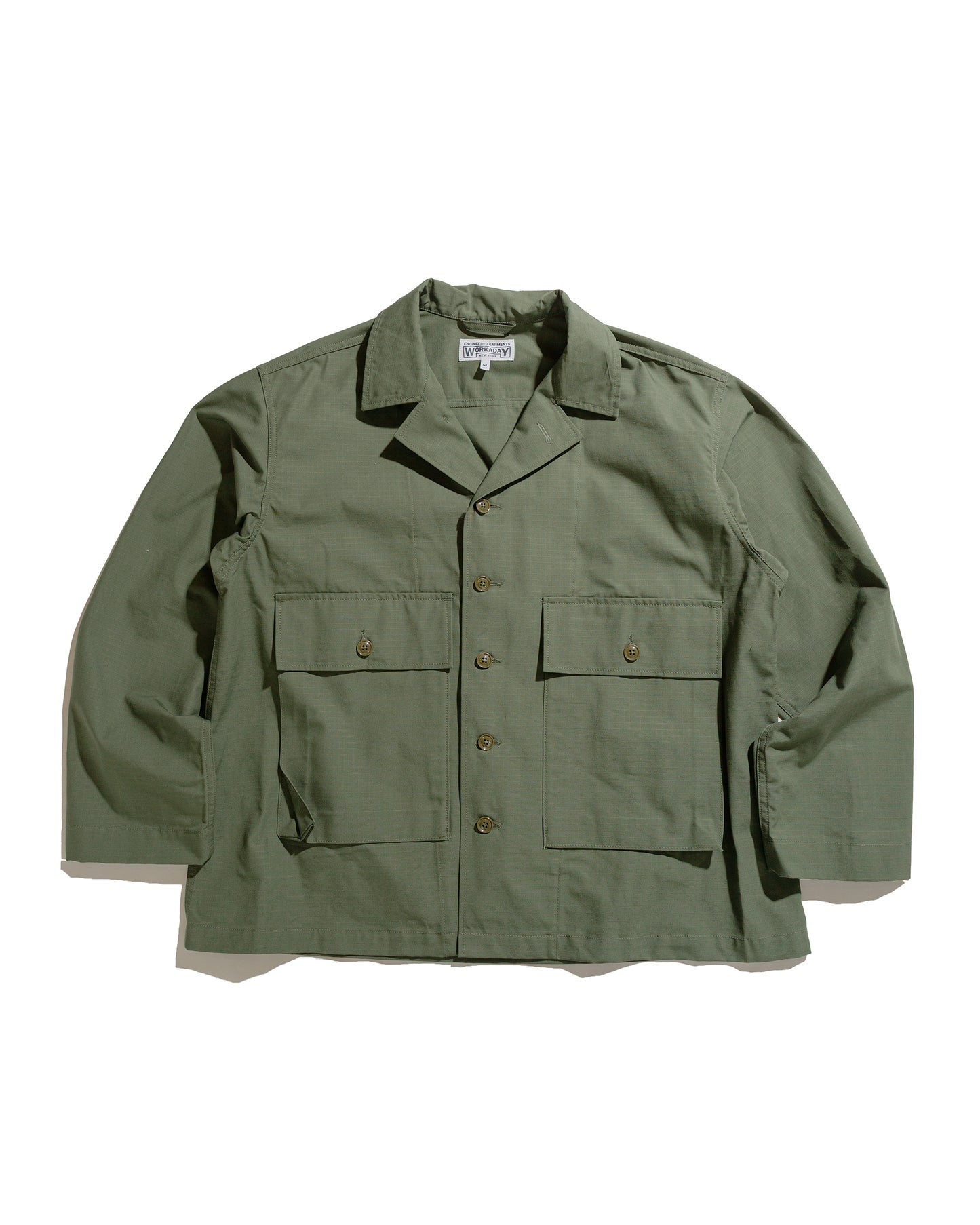 lost & found Engineered Garments Workaday Engineered Garments Workaday Sea Bees Jacket Olive Cotton Ripstop
