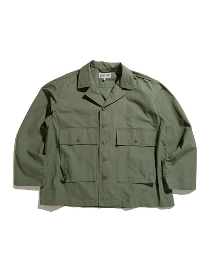lost & found Engineered Garments Workaday Engineered Garments Workaday Sea Bees Jacket Olive Cotton Ripstop