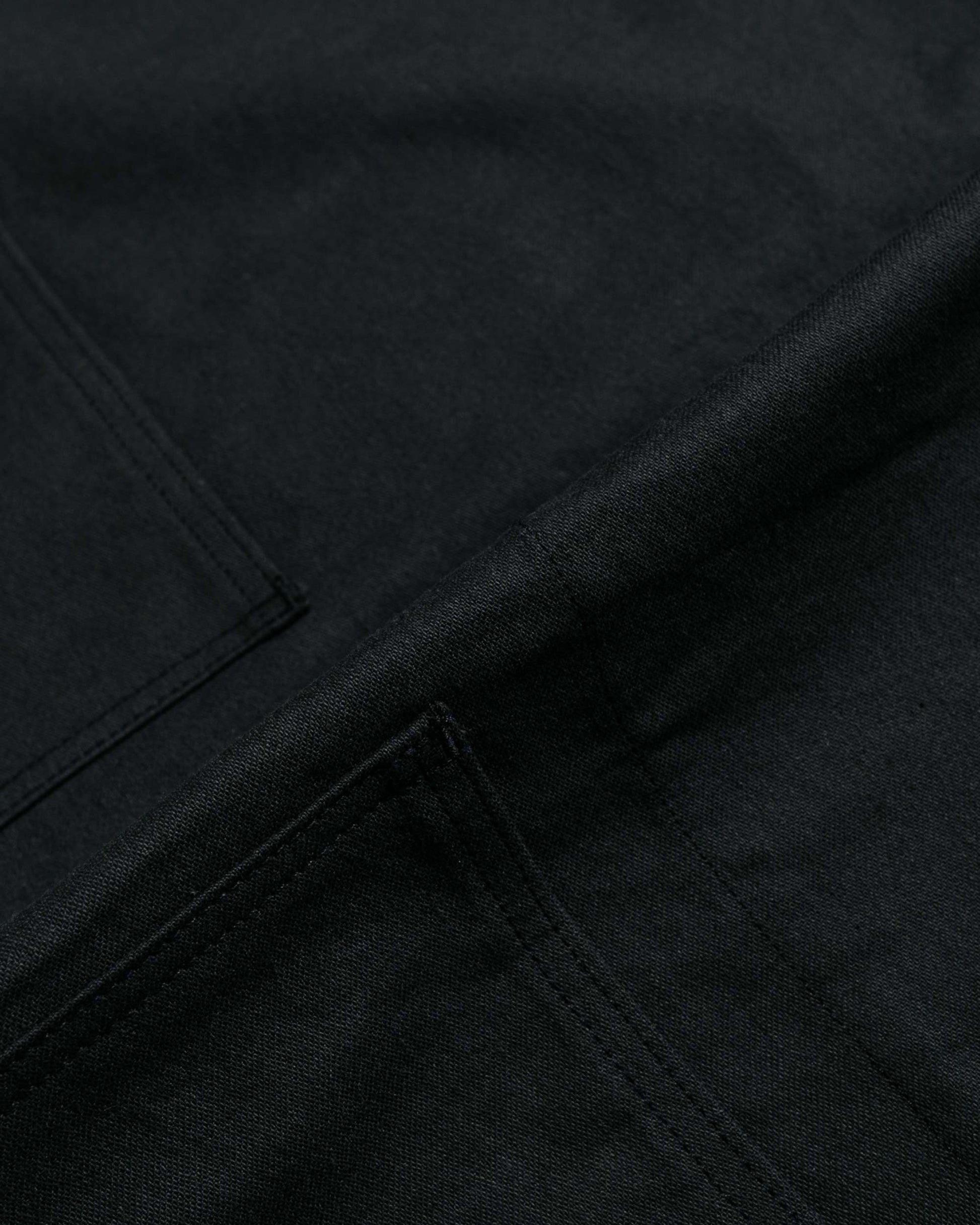 lost & found Engineered Garments Workaday Engineered Garments Workaday Shawl Collar Jacket Black Cotton Reverse Sateen