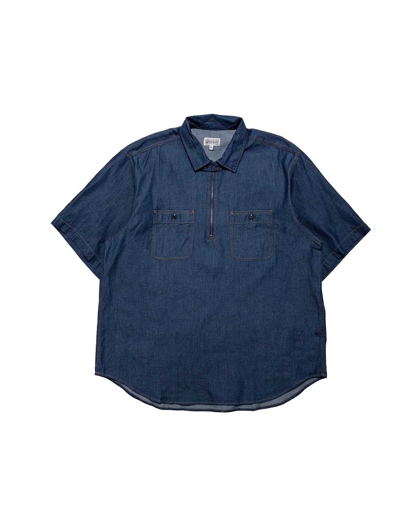 Engineered Garments Workaday Spinnaker Shirt Indigo 4.5oz Denim Shirting