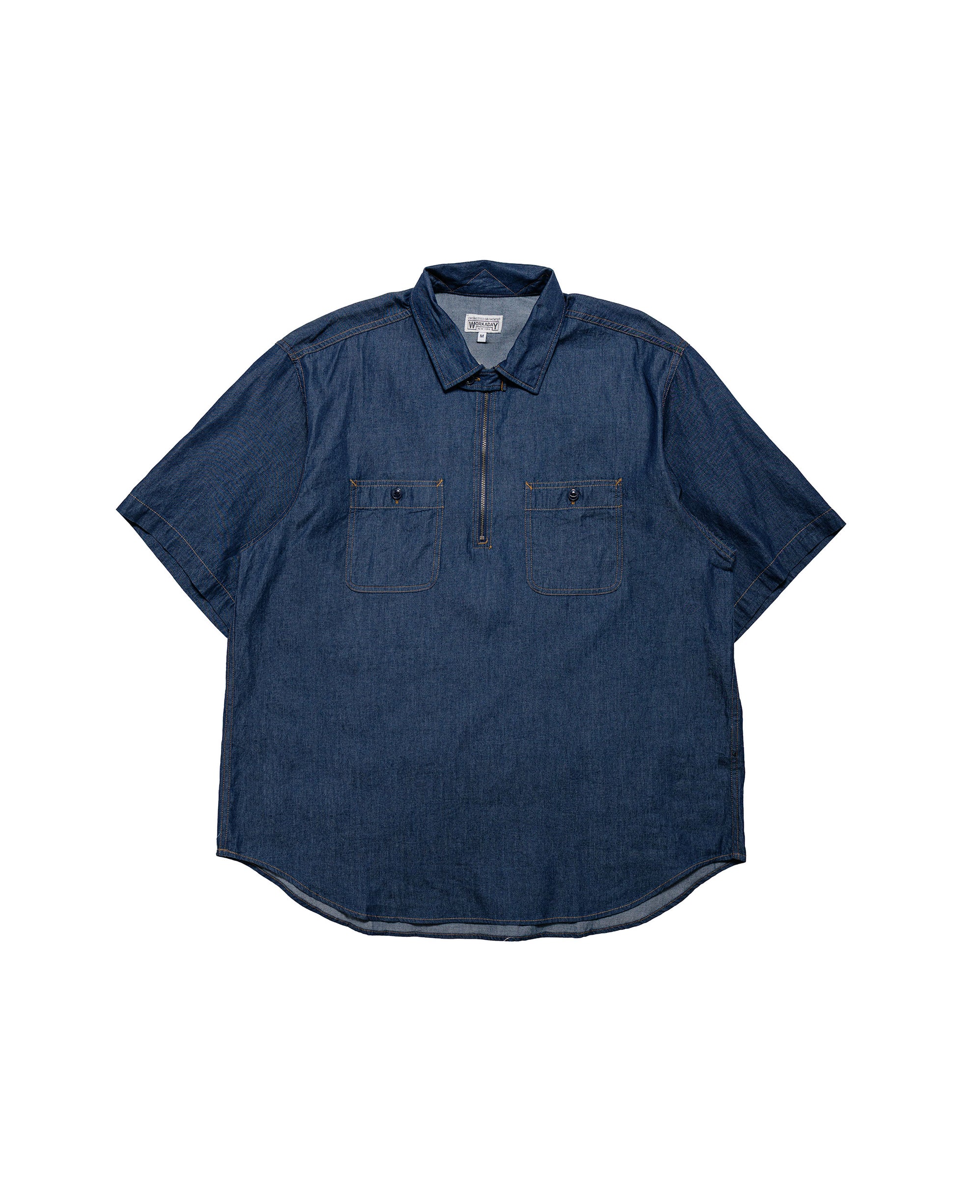 Engineered Garments Workaday Spinnaker Shirt Indigo 4.5oz Denim Shirting