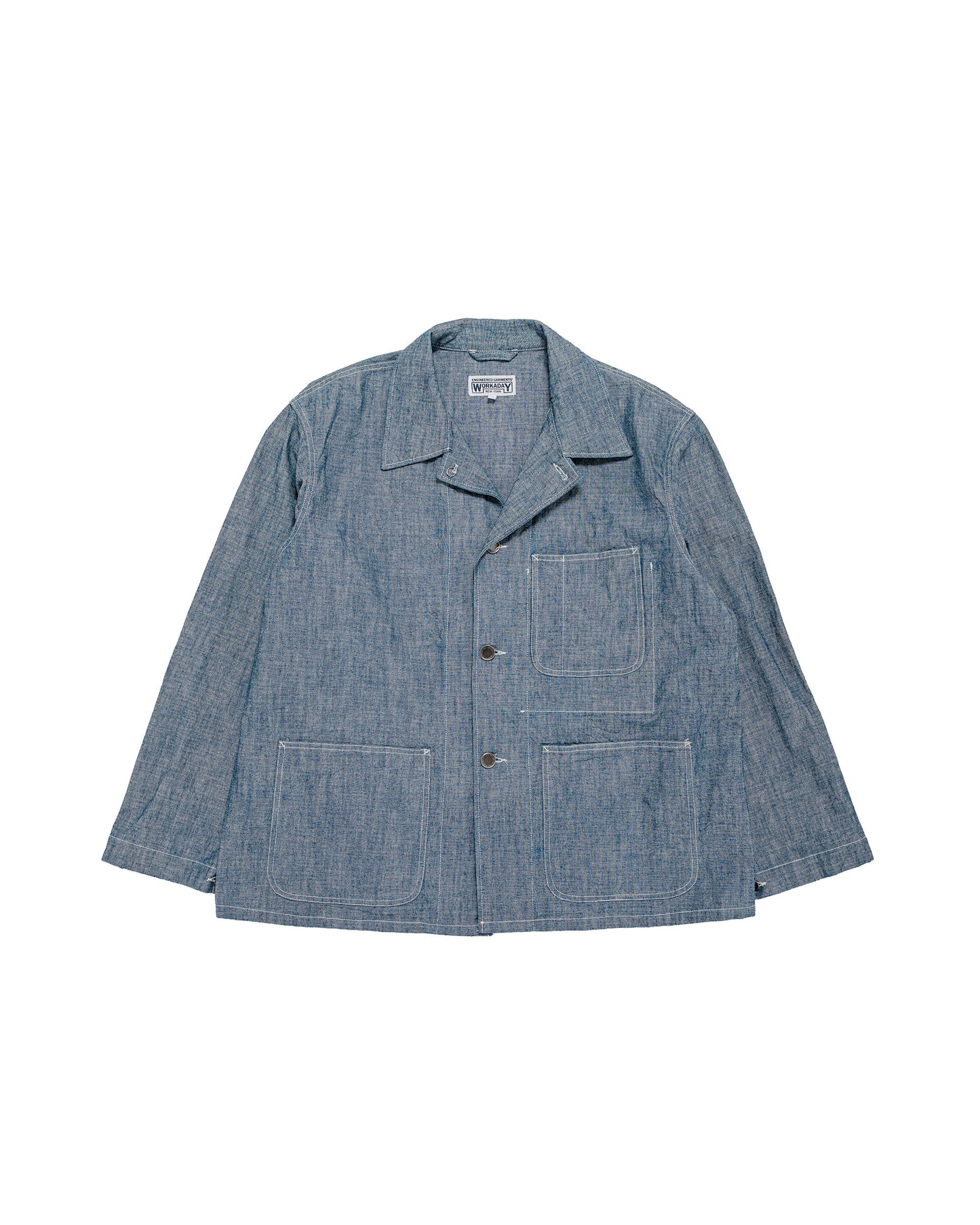Engineered Garments Workaday Utility Jacket Indigo 10oz Sea Canvas