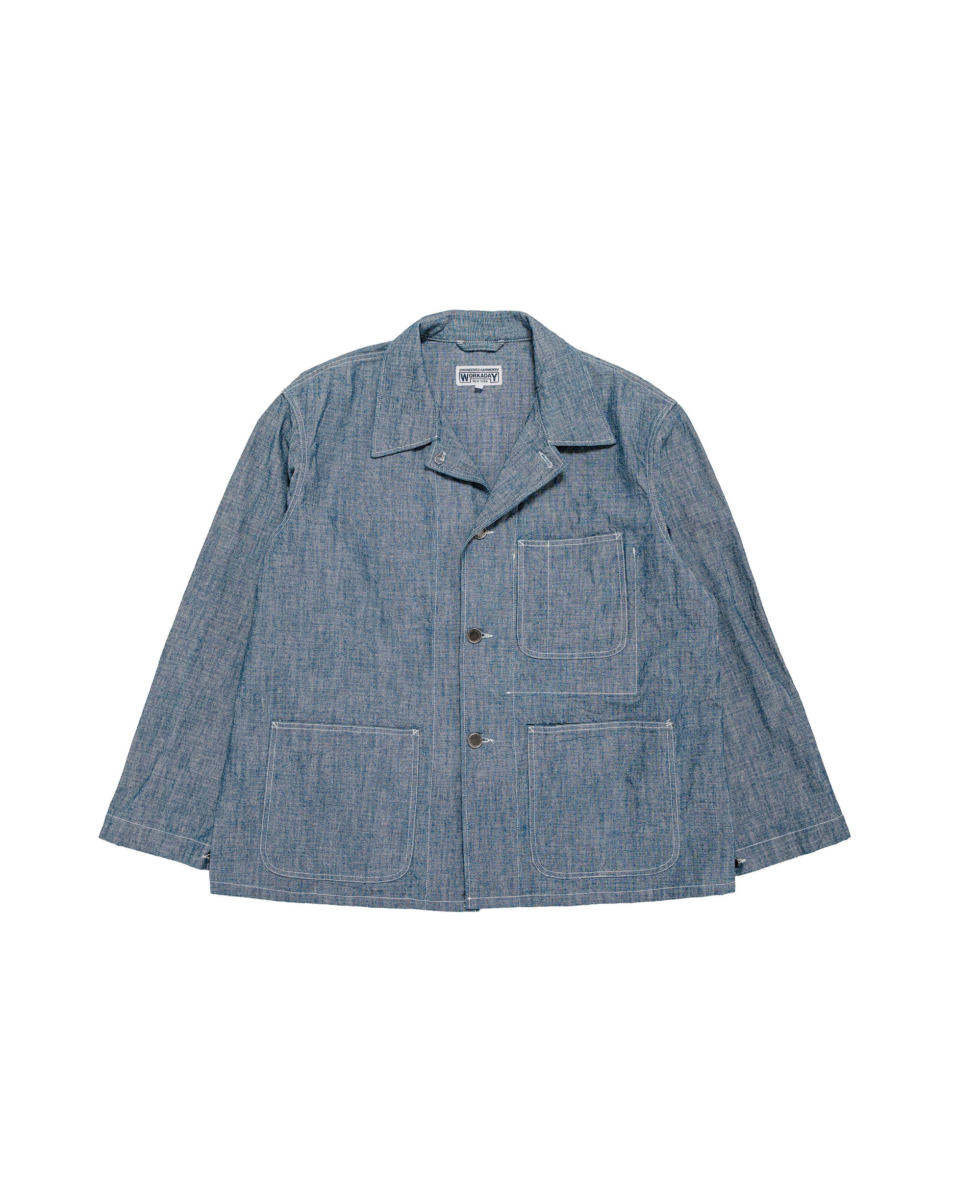 Engineered Garments Workaday Utility Jacket Indigo 10oz Sea Canvas