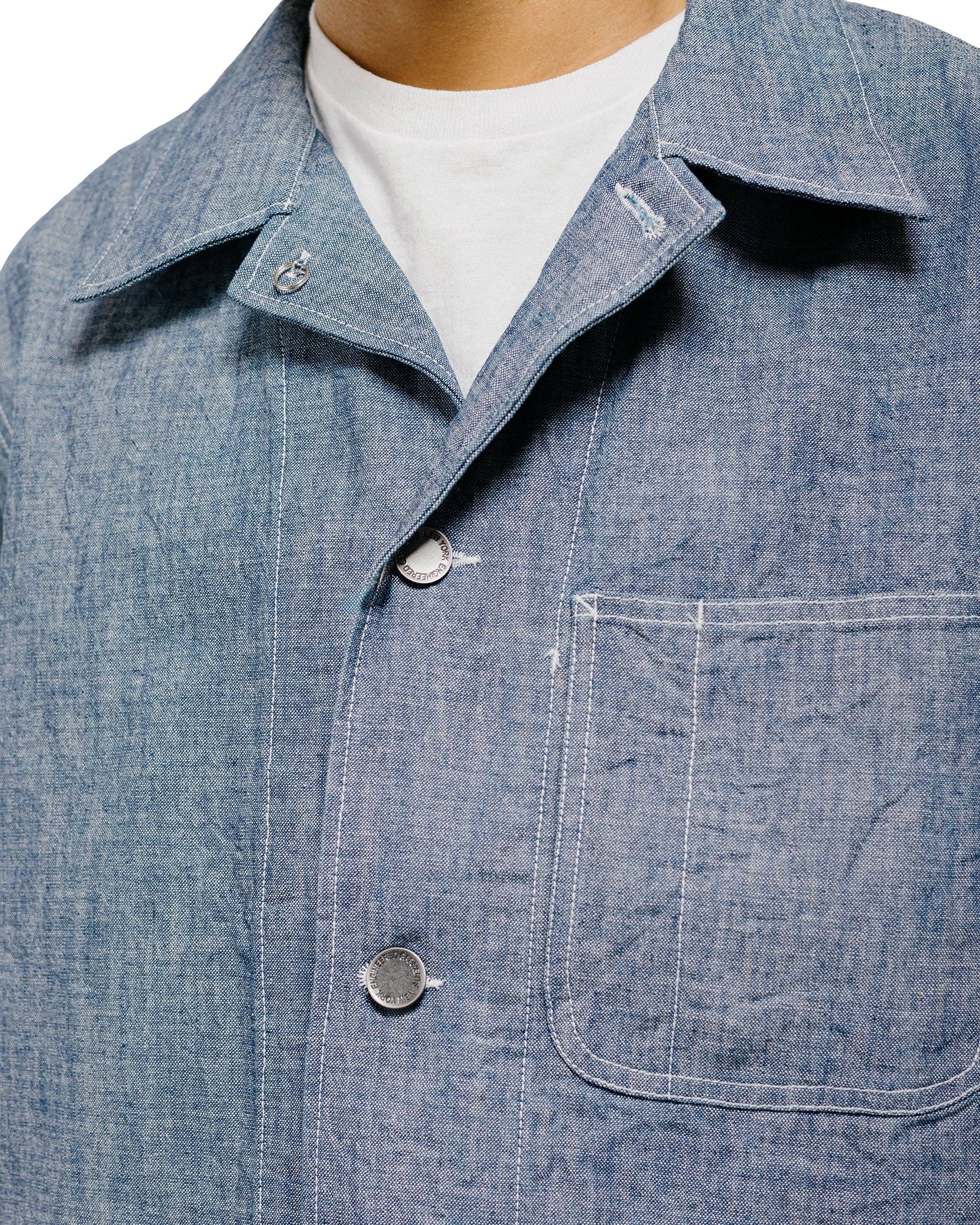 Engineered Garments Workaday Utility Jacket Indigo 10oz Sea Canvas