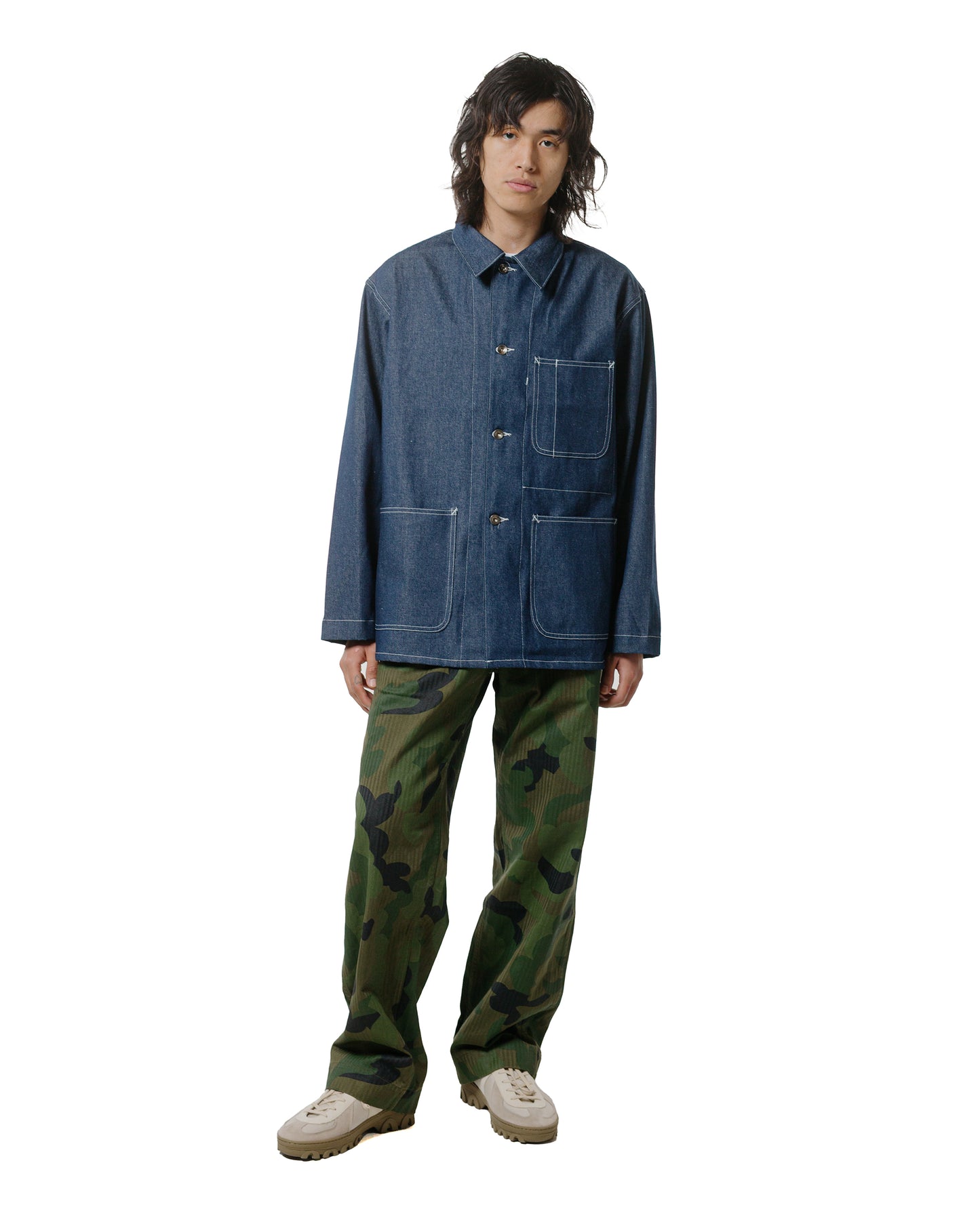 lost & found Engineered Garments Workaday Engineered Garments Workaday Utility Jacket Indigo Industrial 8oz Denim