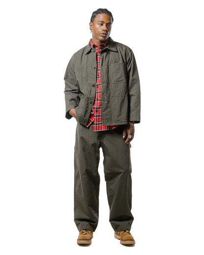 lost & found Engineered Garments Workaday Engineered Garments Workaday Utility Jacket Olive Heavyweight Cotton Ripstop