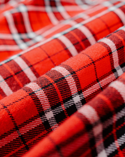 lost & found Engineered Garments Workaday Engineered Garments Workaday Utility Shirt Red Cotton Twill Plaid