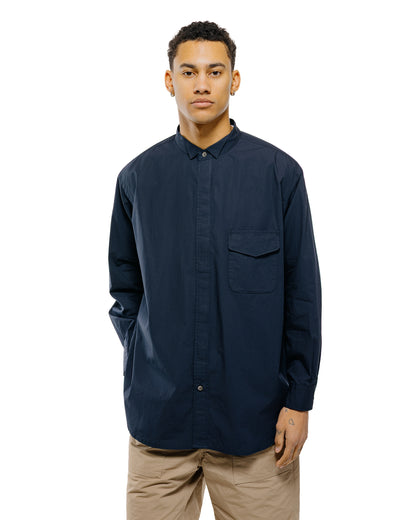 lost & found Engineered Garments Engineered Garments Wing Collar Shirt Dark Navy Cotton Broadcloth