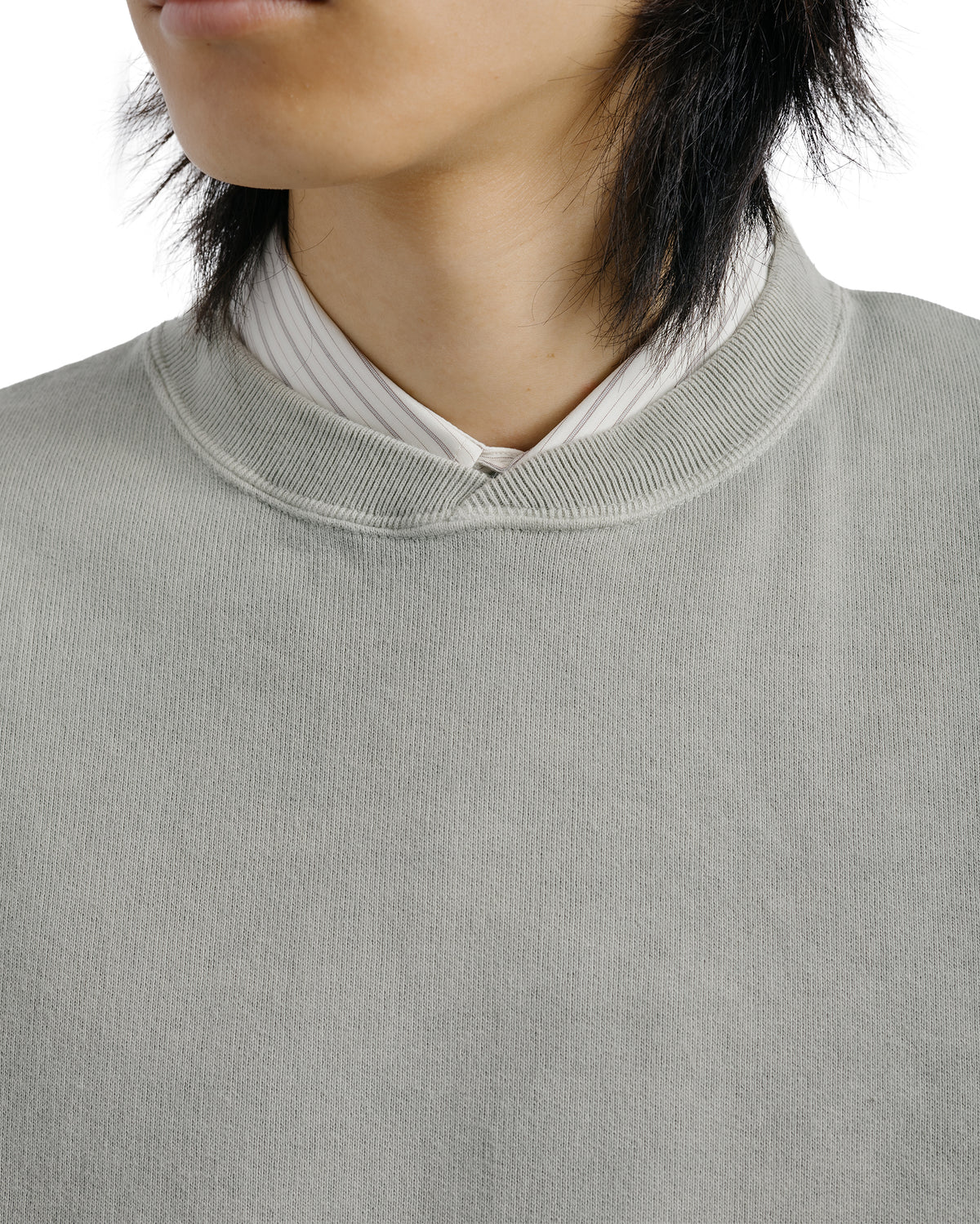 Ernie Palo Product Dyed Sweat Shirt Olive