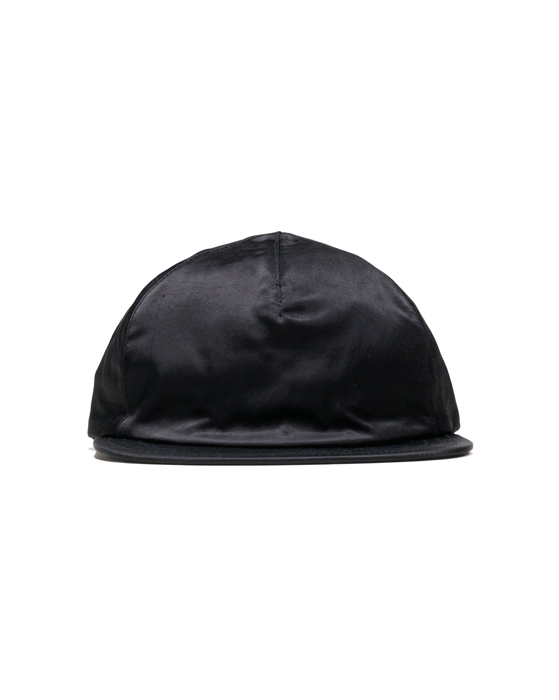 lost & found Found Feather Found Feather 2 Panel Trucker Cap Rayon Cotton Dyed Satin Black